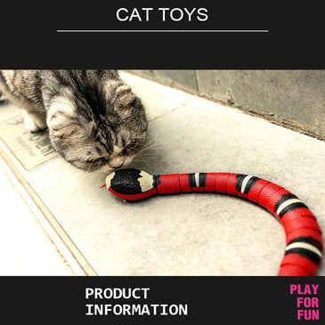 Smart Sensing Interactive Cat Toys Eletronic Snake