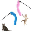 Pet Turkey Feather Teaser