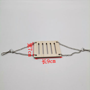 Hamster Swing SeesawSmall Nest Solid Wood Small House Hamster Sleeping