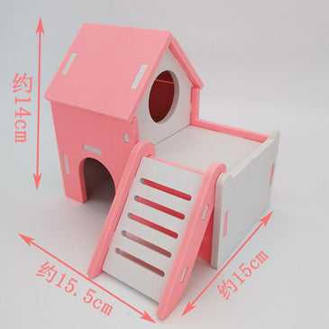 Hamster color swing hamster toy nest seesaw Rainbow Bridge pet