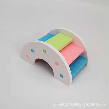 Hamster color swing hamster toy nest seesaw Rainbow Bridge pet