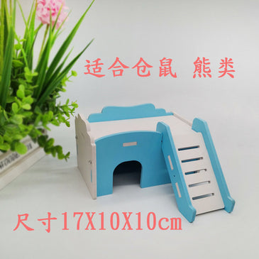 Hamster color swing hamster toy nest seesaw Rainbow Bridge pet