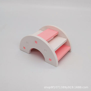 Hamster color swing hamster toy nest seesaw Rainbow Bridge pet