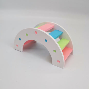 Hamster color swing hamster toy nest seesaw Rainbow Bridge pet