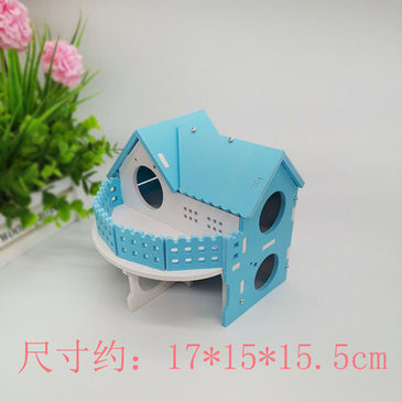 Hamster color swing hamster toy nest seesaw Rainbow Bridge pet