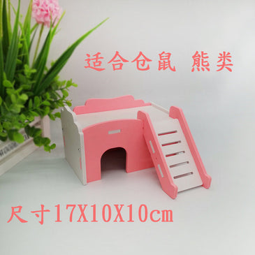 Hamster color swing hamster toy nest seesaw Rainbow Bridge pet