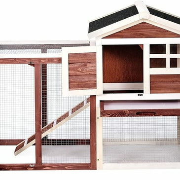 Wooden Rabbit House Rabbit House Outdoor Wooden Coop With Ventilation