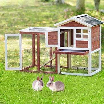 Wooden Rabbit House Rabbit House Outdoor Wooden Coop With Ventilation